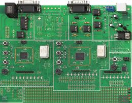 The board demonstrates the main features of the 64-pin TQFP PIC18F6680 and 80-pin TQFP PIC18F8680 devices, including those features of the