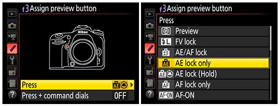 For instance, with most bodies, you can go to the Custom Settings Menu > Controls > Assign Fn Button (or Assign Preview Button) > Press and choose to have AE-L activate when you press and hold them.