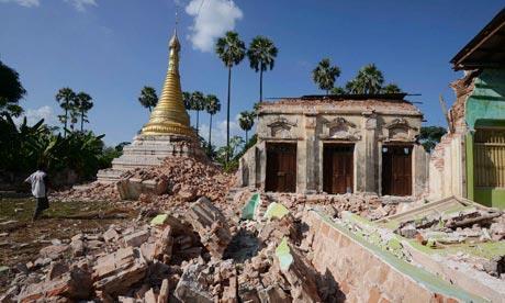 Potential Hazards and Prone Areas in Myanmar Earthquake: around the country - Nay
