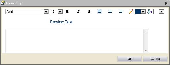 , the Properties window also allows assigning additional characteristics, e.g. sorting order, reference text, etc. (Figure 44). Figure 42: Formatting/Styling Text Entries 3.