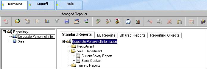 Running a Report 3. Select Current Salary Report, as shown in the following image. 4. Click Run.