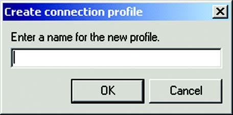 Creating a New Profile 1. On the Profiles tab, click the New button to create a new profile.