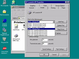 the printer servers on the network, and then add their printing ports into Windows printing