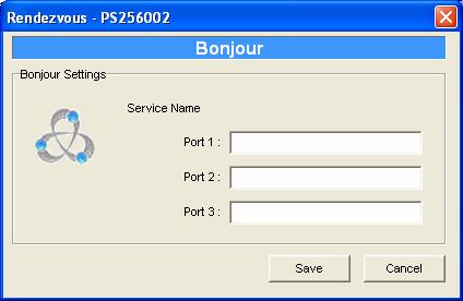 7.9 Bonjour Configuration Bonjour technology ( Rendezvous was renamed Bonjour with the release of Mac OS X v10.