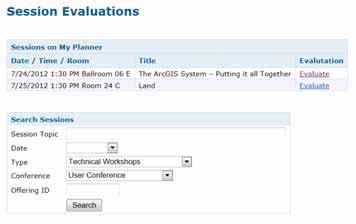 Steps to evaluate UC sessions My UC Homepage > Evaluate Sessions Choose session