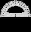 Slide 70 / 185 Protractors Return to Table of ontents Protractors Slide 71 / 185 ngles are measured in degrees, using a protractor.