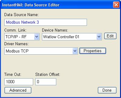 InstantHMI for Your Application - Quick Start Guide: Watlow controllers (Modbus) Page A-4 A.2.