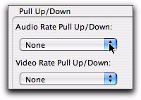 To change audio pull up/down settings in Pro Tools: 1 In Pro Tools, choose Setup > Session.