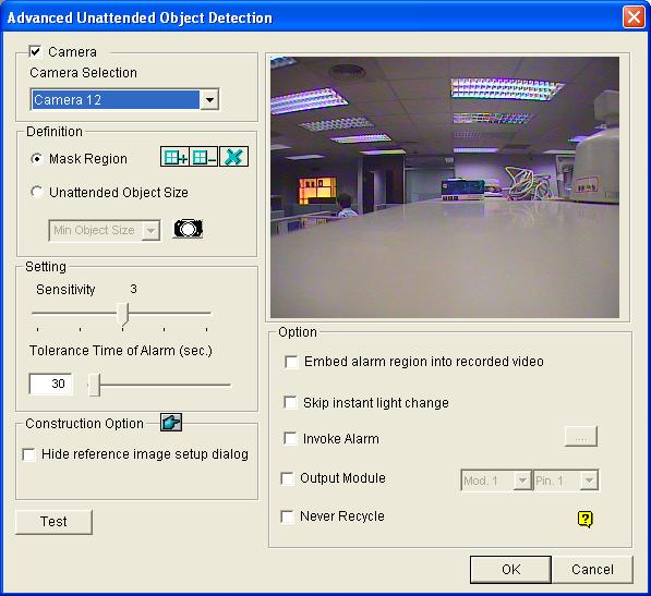2.6 Advanced Unattended Object Detection Compared to Unattended Object Detection that can only be applied in the indoor scenes, the advanced version of Unattended Object Detection can be applied in