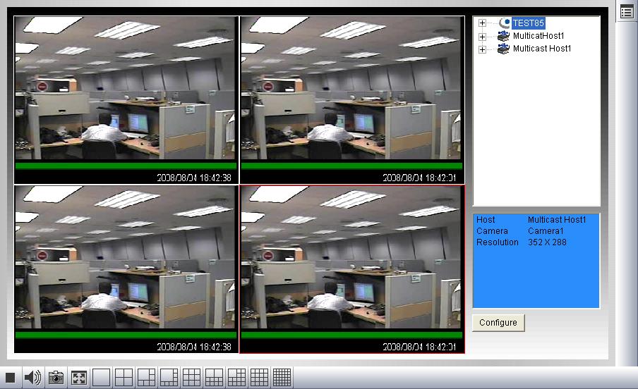 4 WebCam Receiving Multicast and Audio Broadcast To remotely receive multicast and audio broadcast, there are three methods: use the multicast program included in the software CD, through the web