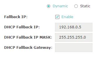 Dynamic If you choose Dynamic as the IP address mode, make sure that there is a reachable DHCP server on your network and the DHCP sever is properly configured to assign IP address and the other