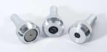 The marking head with hardened, grinded and chromed guides in combination with ball screws is maintenancefree. The basic position is scanned by two contamination insensitive, inductive sensors.