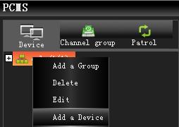 2 DEVICE MANAGEMENT After adding a group, devices can be added.
