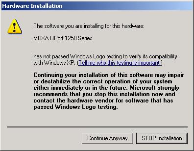 3. Wait while the installation wizard searches for the correct drivers.