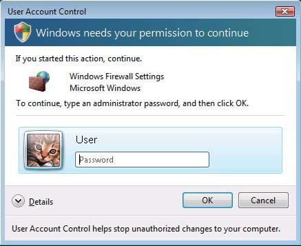 Firewall settings (For Network users) Windows Vista users 7 a Click the button, Control Panel, Network and Internet, Windows Firewall and click Change settings.