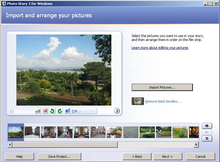 Example: Microsoft Photostory