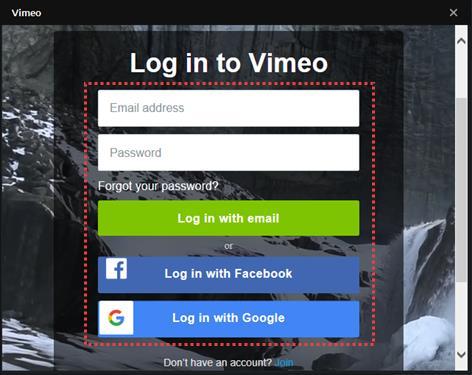 4. Vimeo Follow these steps to upload a video to Vimeo. 1.