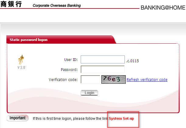 c. In the next page, select [Online Banking ActiveX] to install. d. When installation completes, restart your computer. Note: 1.