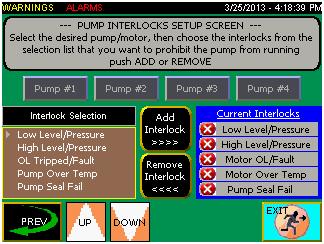 3. Pumping sequence example #3: Pump #2 is set for Lead, pump #1 is set for Lag 1 and pump #3 is set for Lag2.