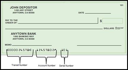 US Personal Cheques Should be reclassified as the U.S. Personal Check item type. There are two typical US personal-sized cheque MICR format examples.