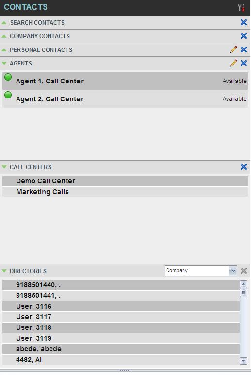 7 Manage Contacts You use the Contacts pane to perform call and monitoring operations on your contacts as well as to manage your contacts