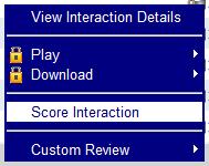 Click the Date & Time link in the Results Window for the recording you want to score. The Scorecard window opens. 5.