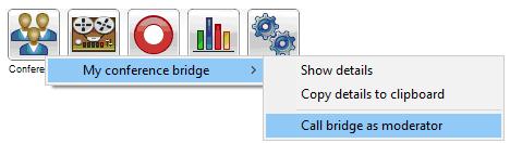 Release button as you would normally. This will release the selected party and will show only the remaining party[s] in the Active Call Window.