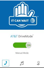 36 AT&T DriveMode Once a moving vehicle reaches 15 mph, the app kicks in to