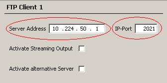 Define the IP-Port to the IP-port of your SVP-Image-Server (default is 2021).