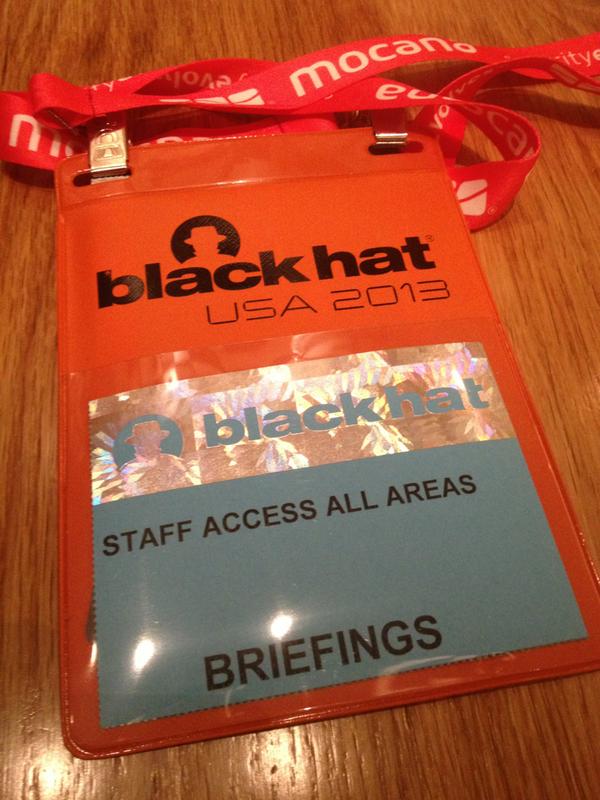 Mixing Authentication and Authorization My best attempt was registering to Black Hat with first name: Staff and last