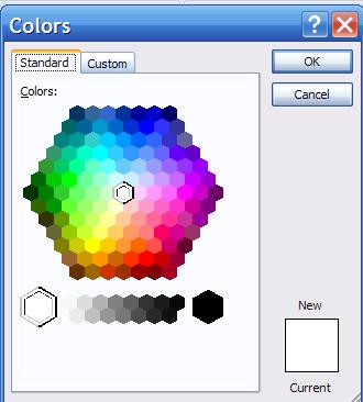 Step 10J: Let s imagine that you want to change the color of a cell to a different color than you