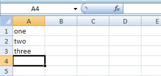 Lesson 1 Excel Tutorial Learning how to use Microsoft Excel 2010 page 7 Step 5: Click cell A1.