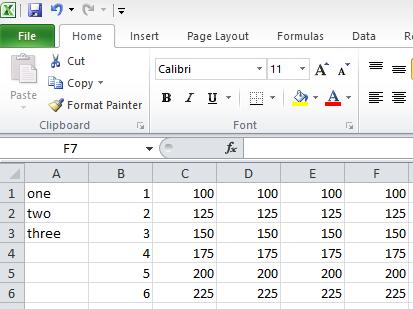 Lesson 1 Excel Tutorial Learning how to use Microsoft Excel 2010 page 9 Step 7B: Once again, click cell