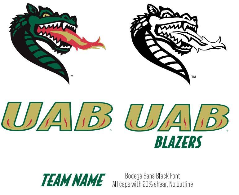 Athletic Marks The UAB primary athletic logos are the preferred marks to represent UAB athletics.