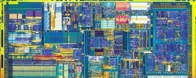 Pentium 4 42 million transistors and circuit lines of 0.18 microns.