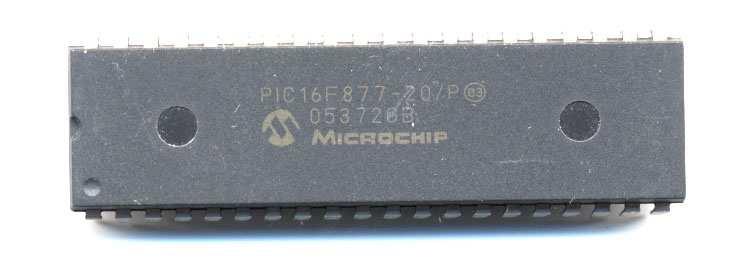 Popular Microcontrollers PIC16F877a Developed by Microchip Greater