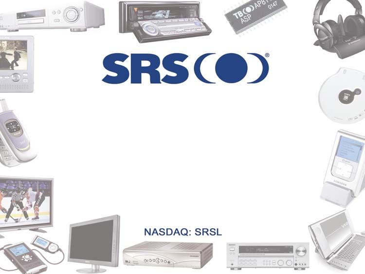 Surround for Digital Radio NRSC - SSATG May 9, 2005 Mike Canevaro Director, Strategic Development SRS Labs, Inc.