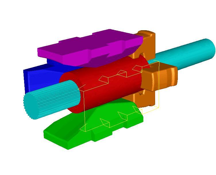 an hollow component with some groves inside Cold Forming Process