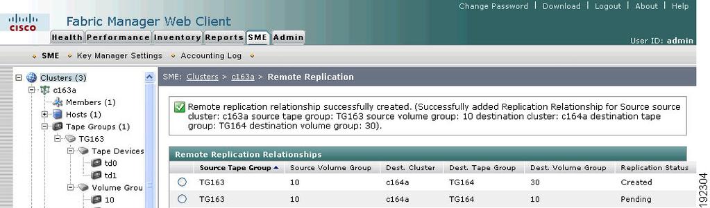 Key Management Operations Chapter 6 Removing Remote Replication Relationships To remove a remote replication relationship, follow these steps: Step