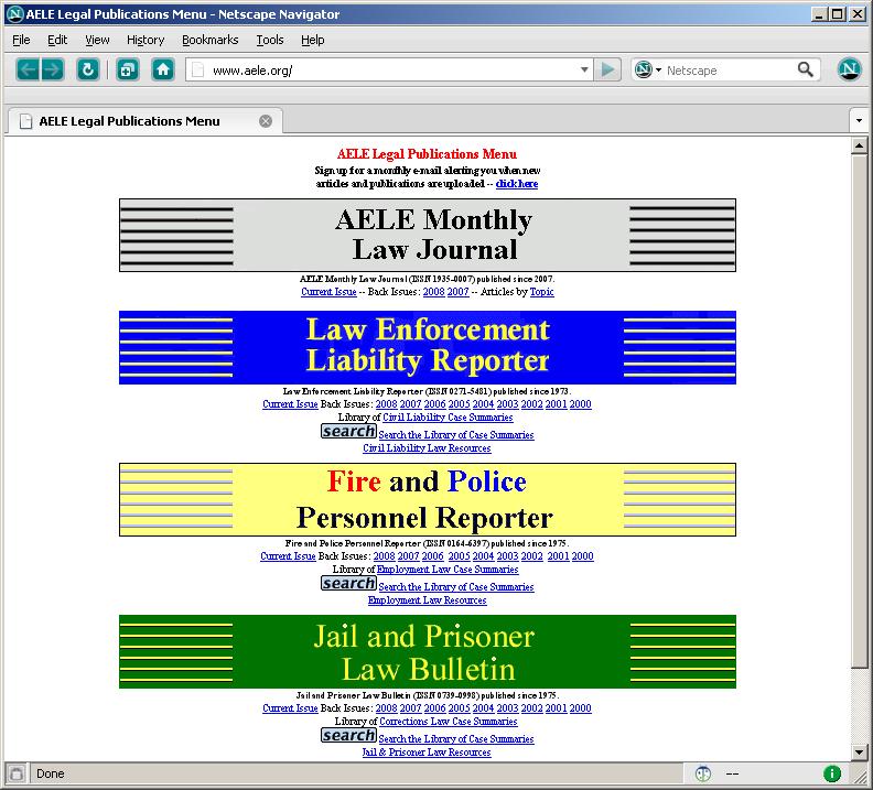 3 Discipline and employment law cases, for example, are summarized in the Fire and Police Personnel Reporter, under the yellow banner.