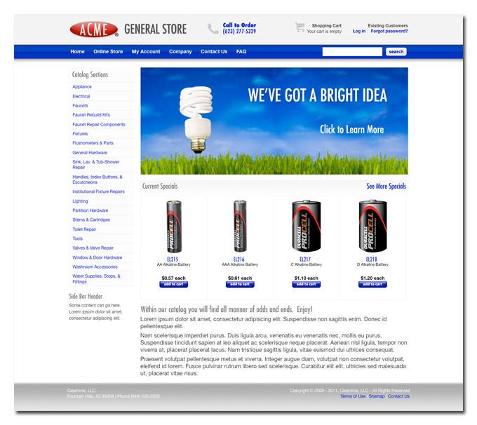 Corporate Website In Conjunction with an e-commerce site - $1,500 Overview At Clearnine, we know that your website is often your first contact with customers.