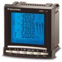 TCP) Optional additional modules Alarm management Predictive power indicator 96 x 96 mm panel mount Multi-measurement and metering THD voltages and currents up to level 51 Programmable hour meter
