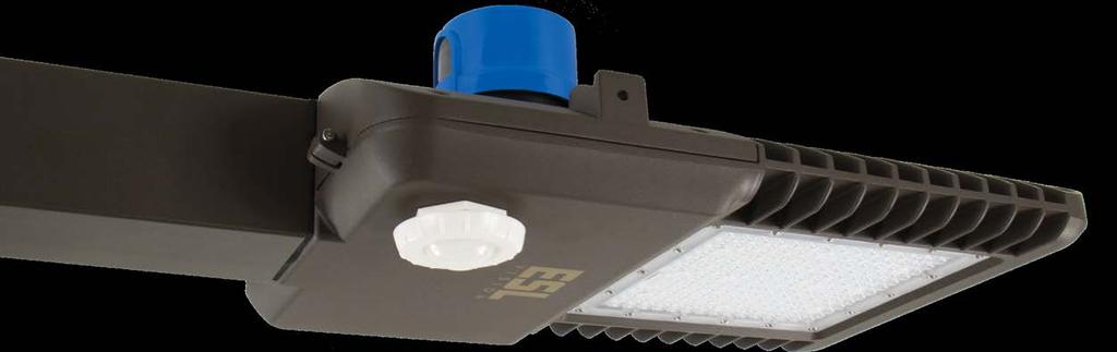 CONTROLS ESL Vision Area Lights are available with optional integrated occupancy and photocell controls.