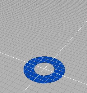 Click the combined object and press the spacebar to end. 4. Click the Extrude Surface command. The Console prompts: Pick a NURBS surface object: 5.
