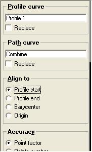 From the Modeling Tool panel, select Invert profile normal as shown in the image above.