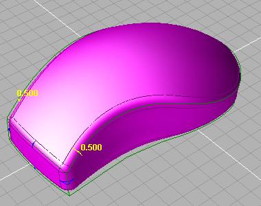 In the Modeling Tool panel, select Insert radius. 12.