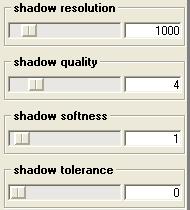 With soft shadows, there are four options that can be set to realize quality shadows: shadow resolution, shadow quality, shadow softness, and shadow tolerance.