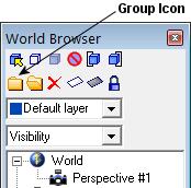 Step 1: Create a group 1. In any view, select all objects that you want to make part of a group and choose one of the following methods: Use the shortcut CTRL + G to group all the selected objects.