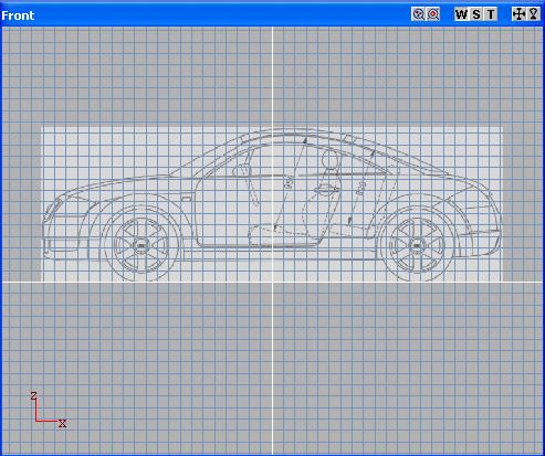 Set the Horizontal size dimension to 404 and click Apply. 5. Activate the Center position and click Apply. 6. Set the Vertical Origin to 68 (more or less half of the car s height).