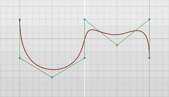 In object mode, you can notice a small arrow displayed at the starting point of each curve showing the direction of the curve. Exercise 12.